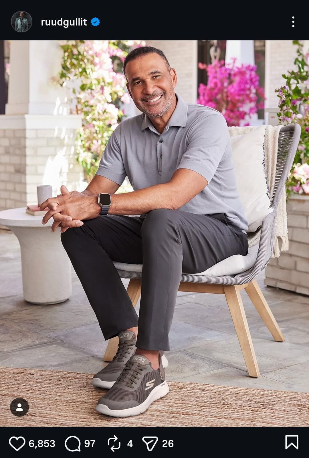 Ruud Gullit, exjugador de Países Bajos