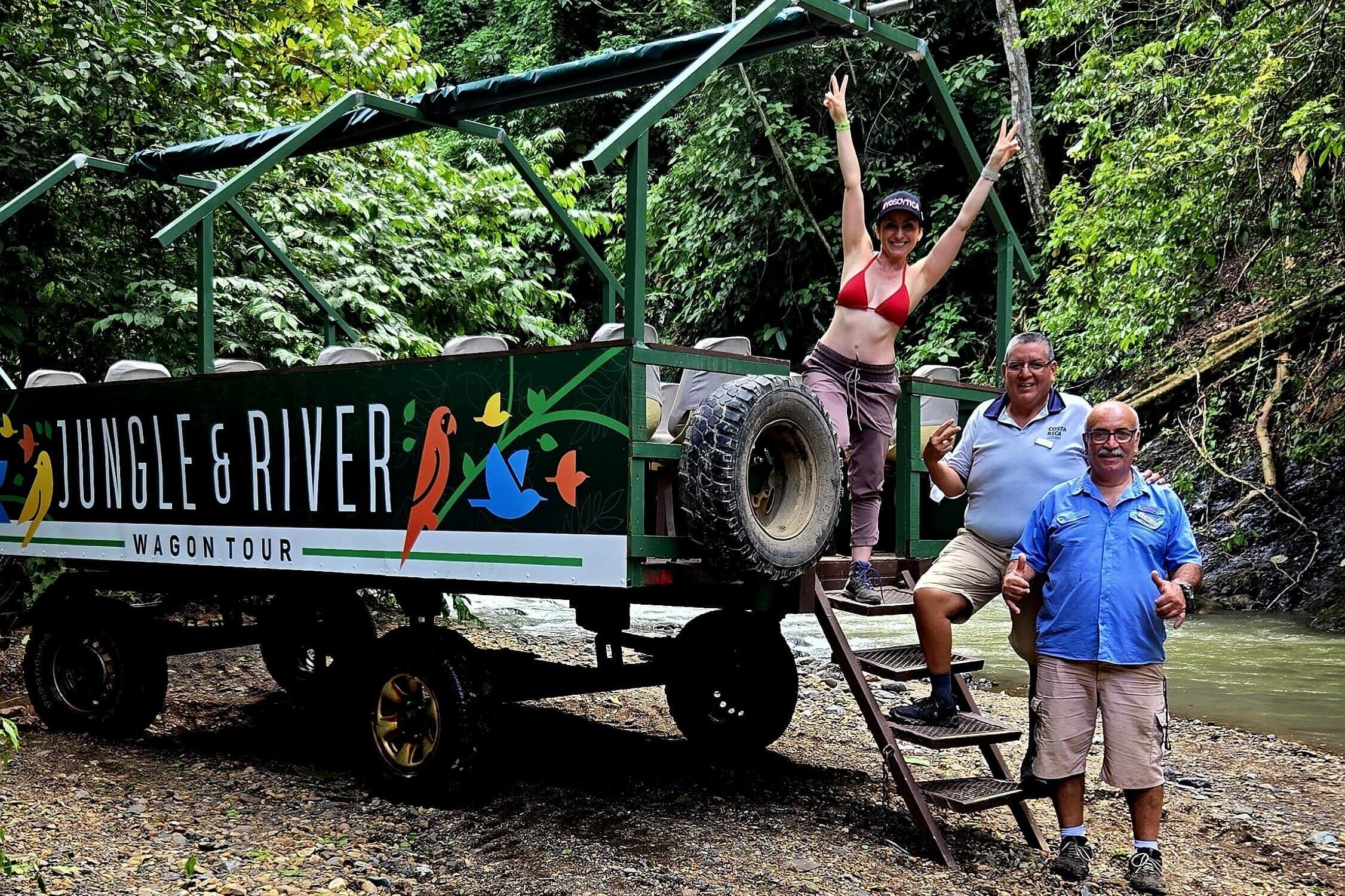 Natalia Monge disfruta al máximo los paseos con sus hijos.