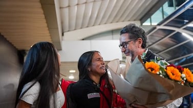 Ligia Madrigal por fin llegó a nuestro país y estas fueron sus palabras al reencontrarse con su familia