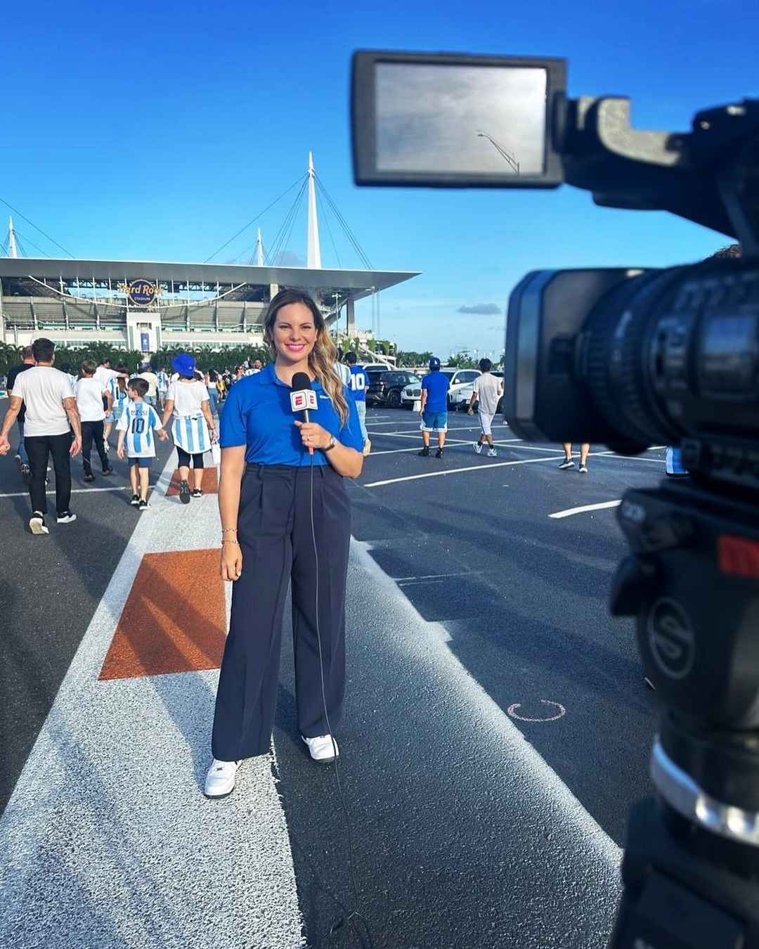 Stephanie Chaverri, periodista de ESPN no se guardó nada contra Jeaustin Campos. Instagram.