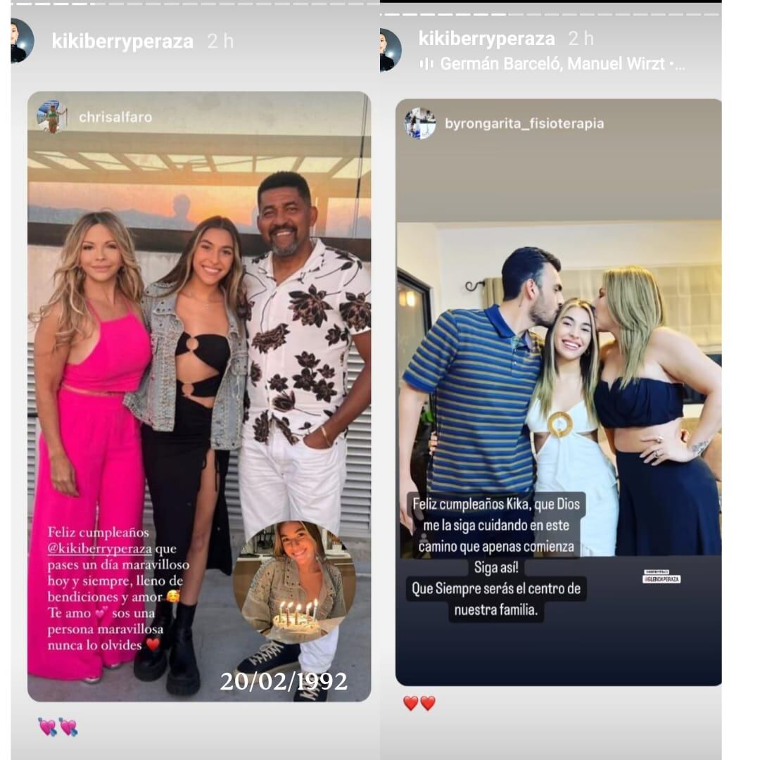 HIja de Glenda Peraza mostró lo bien que se lleva con las parejas de sus padres