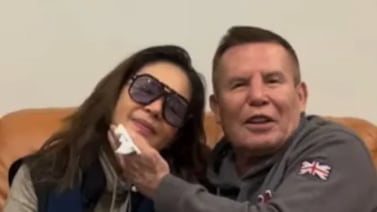 Yolanda Andrade reaparece junto con Julio César Chávez tras su salida del hospital