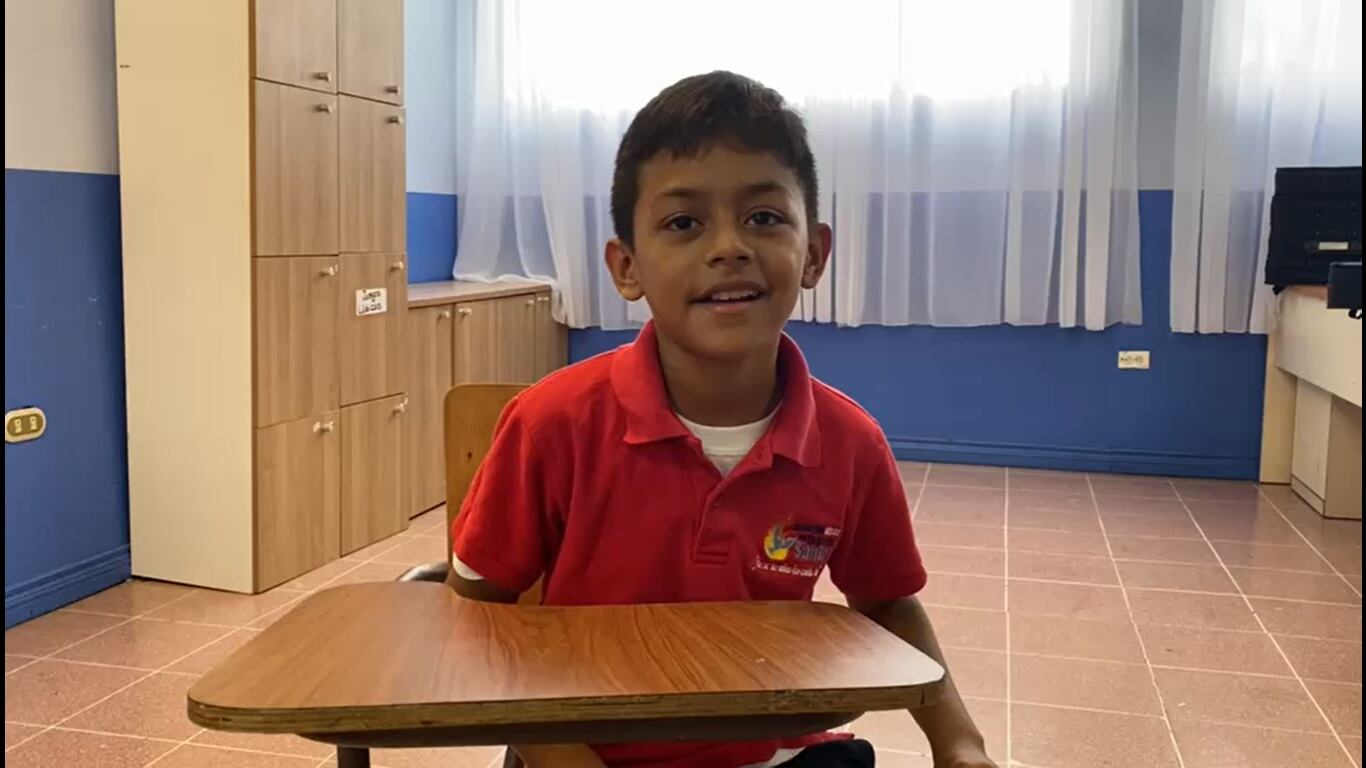 Steven Mercado es atendida todos los días en la Asociación Obras del Espíritu Santo, tiene 10 años