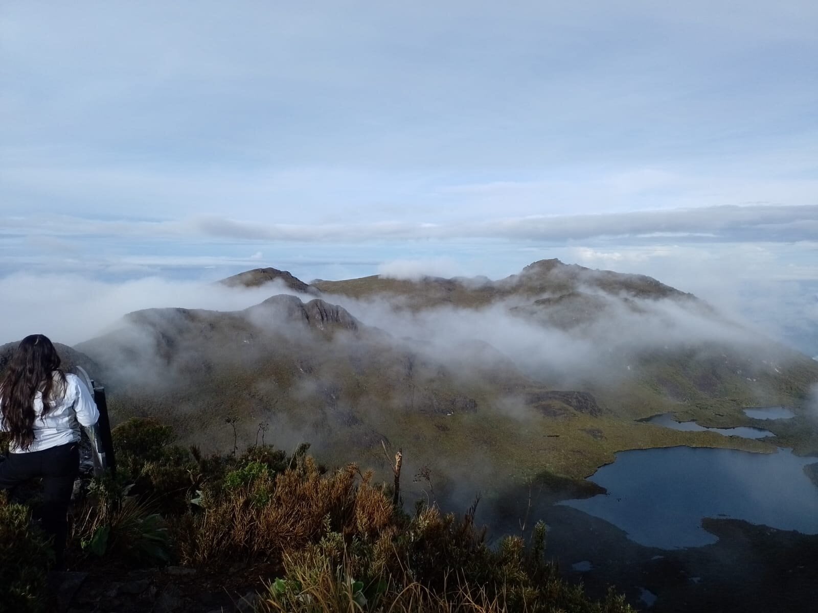 Don Henry nos compartió varias fotos de las vistas desde la cima para motivar a otras personas a que suban al Chirripó. Foto: Cortesía.