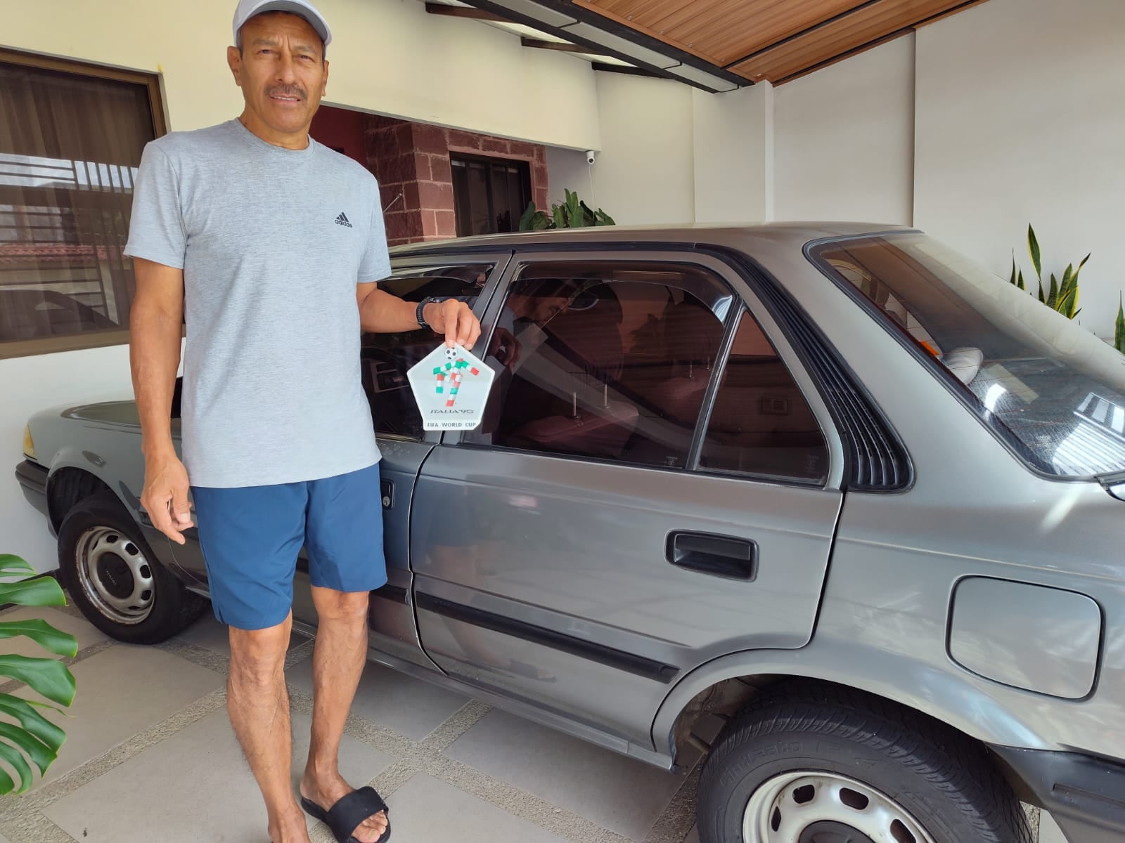 Ronald Marín, exjugador de clubes como Herediano y Cartaginés y exmundialista de Italia 90. Cortesía.