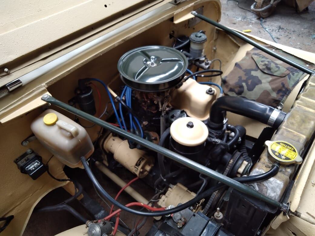 Jeep CJ5 del año 53 propiedad de Pavel Hidalgo. Cortesía.