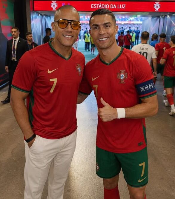 Cristiano Ronaldo sorprendió con esta foto y el modelo Greivin Morgan fue uno que le comentó.