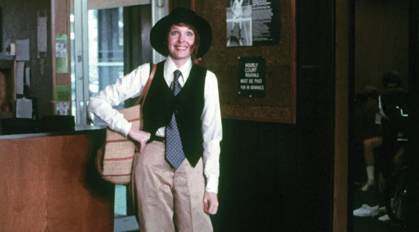Diane Keaton en 'Annie Hall', de Woody Allen, estrenada en 1977.
