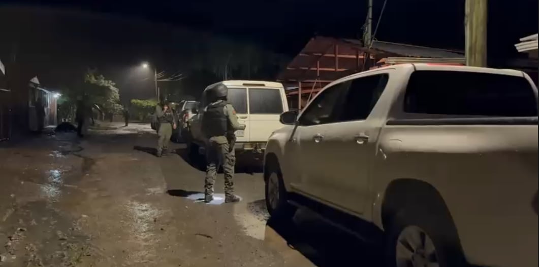 El OIJ detuvo a cinco sospechosos por medio del operativo.