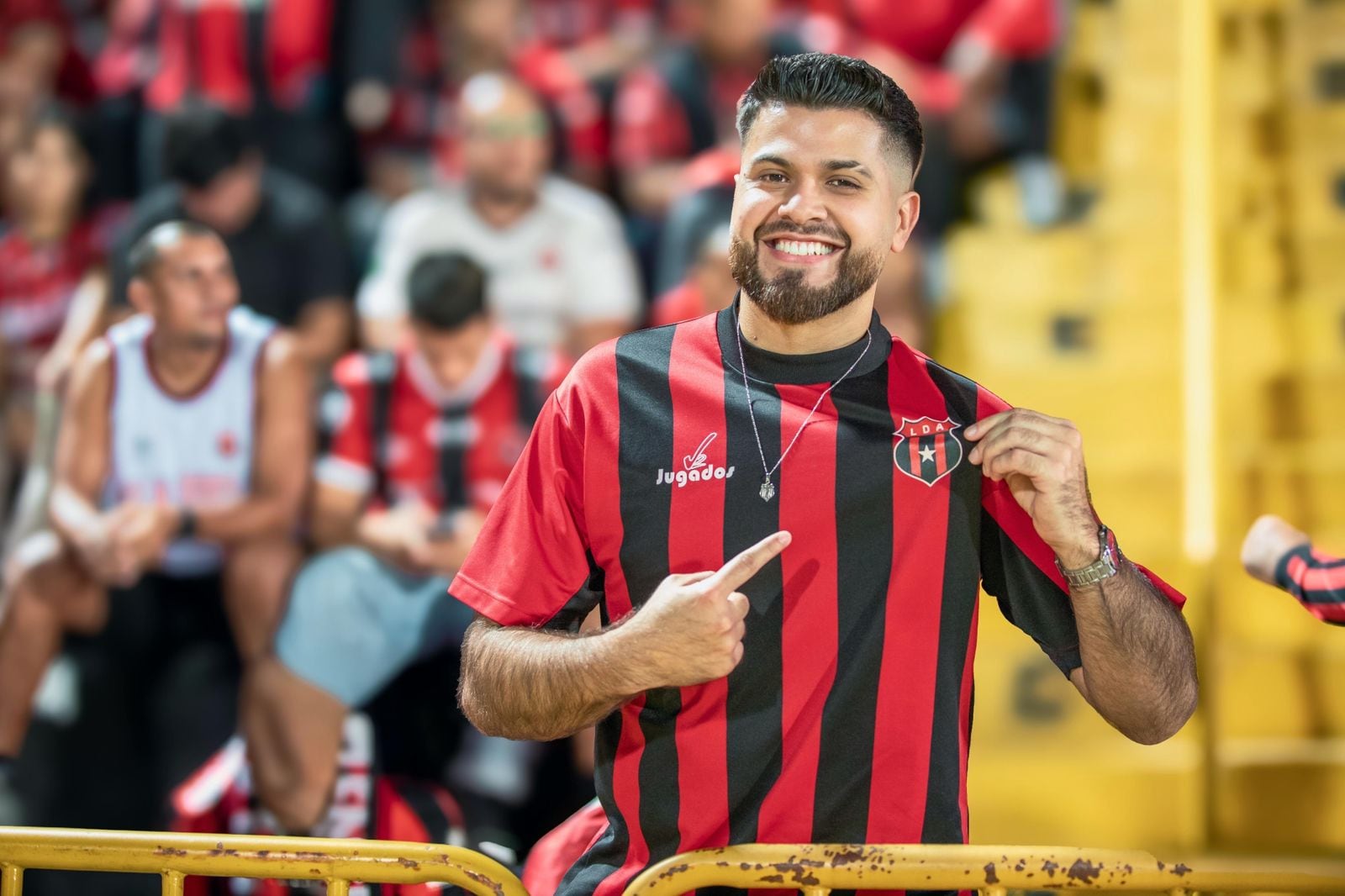 Cristopher Salazar es un creador de contenido muy aficionado de Alajuelense