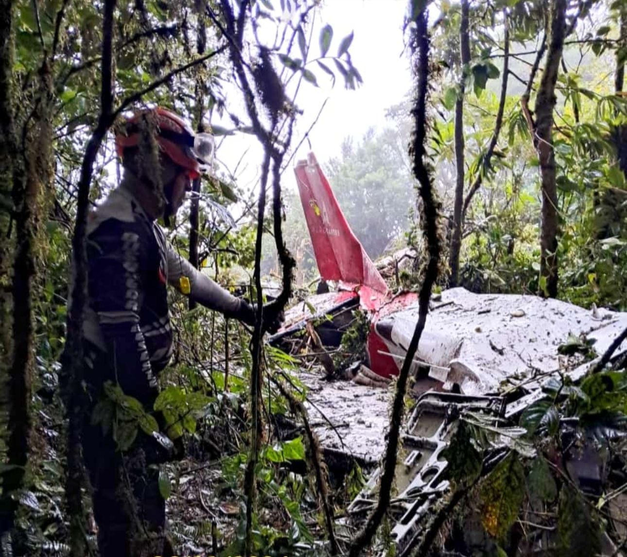 Accidente de avioneta en Escazú.