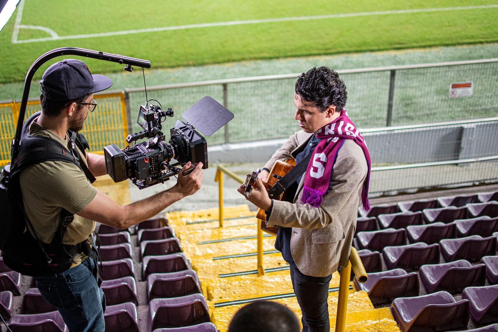 Haury Cerdas, cantante nacional. Prensa Saprissa.