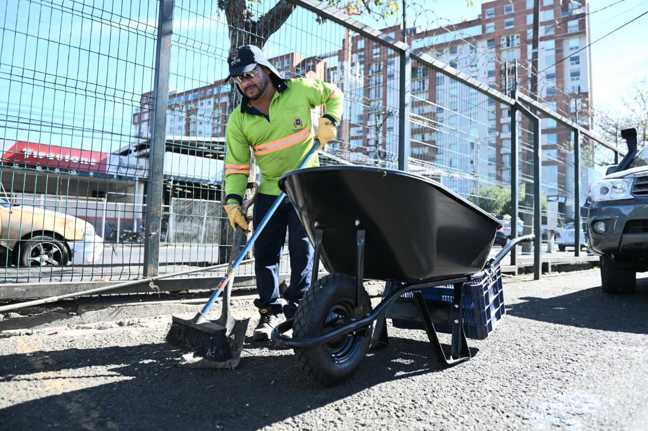 Trabajadores de la municipalidad de San José