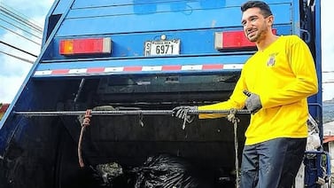 Juan Carlos Zumbado, de Teletica, recordó cuando trabajó como recolector de basura