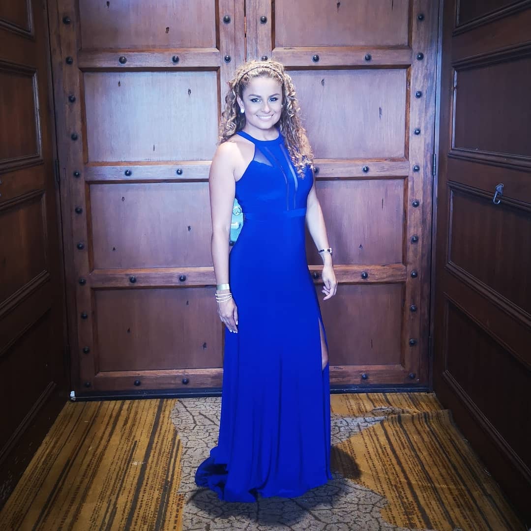 Cindy Villalta, exmodelo y presentadora.