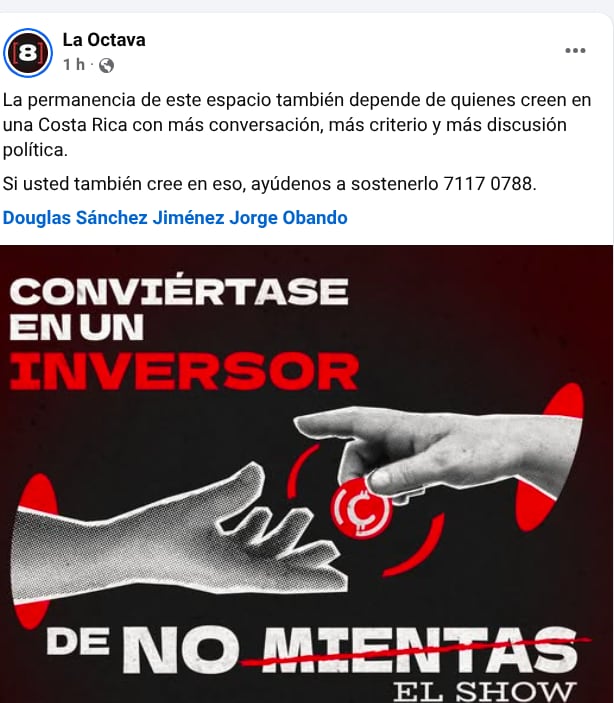Douglas Sánchez y Jorge Obando con su nuevo programa No mientas: el show por canal 8