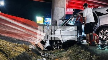 Choque contra puente en Alajuela termina con la vida de un joven conductor