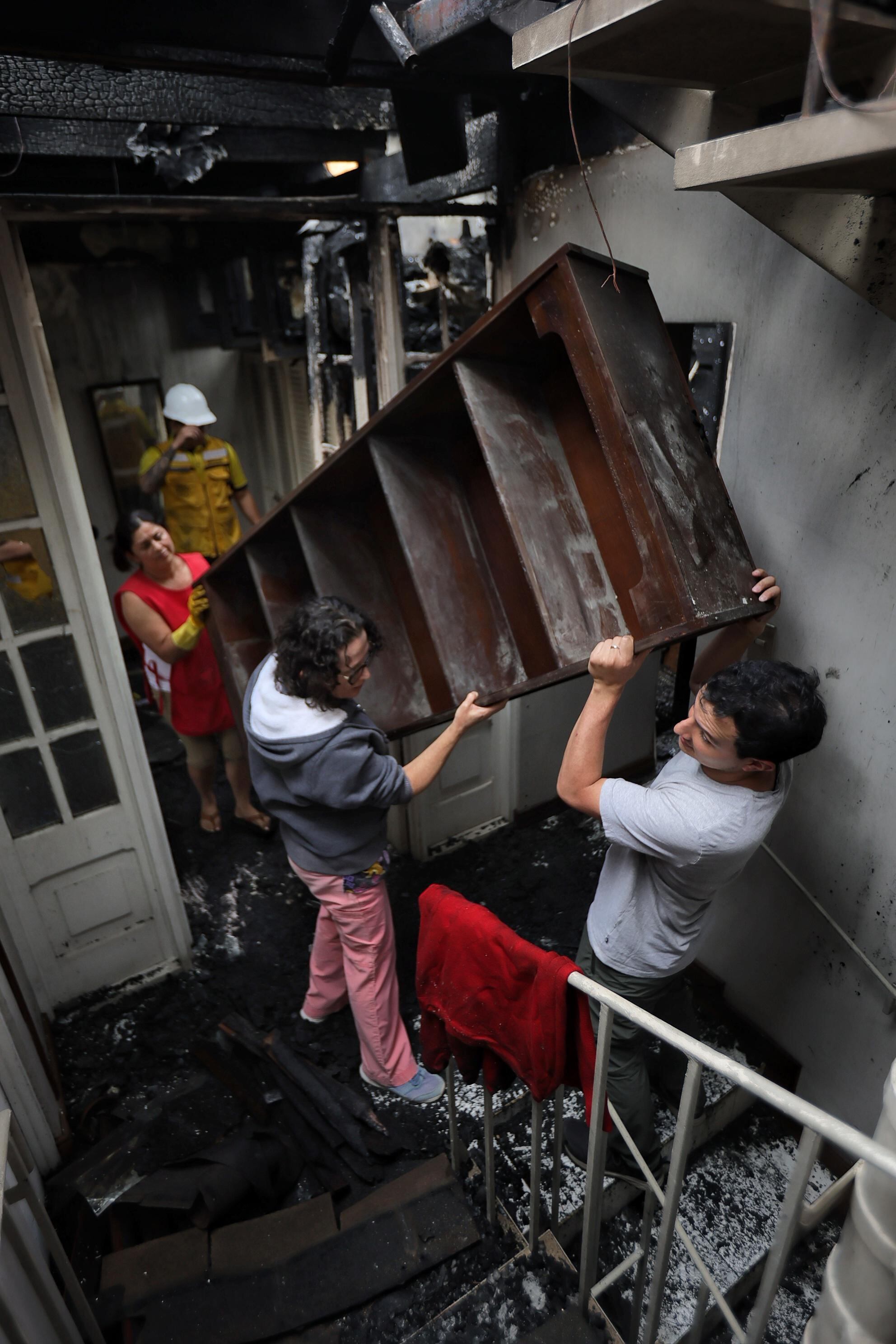 Incendio en San Pedro. Foto John Durán.