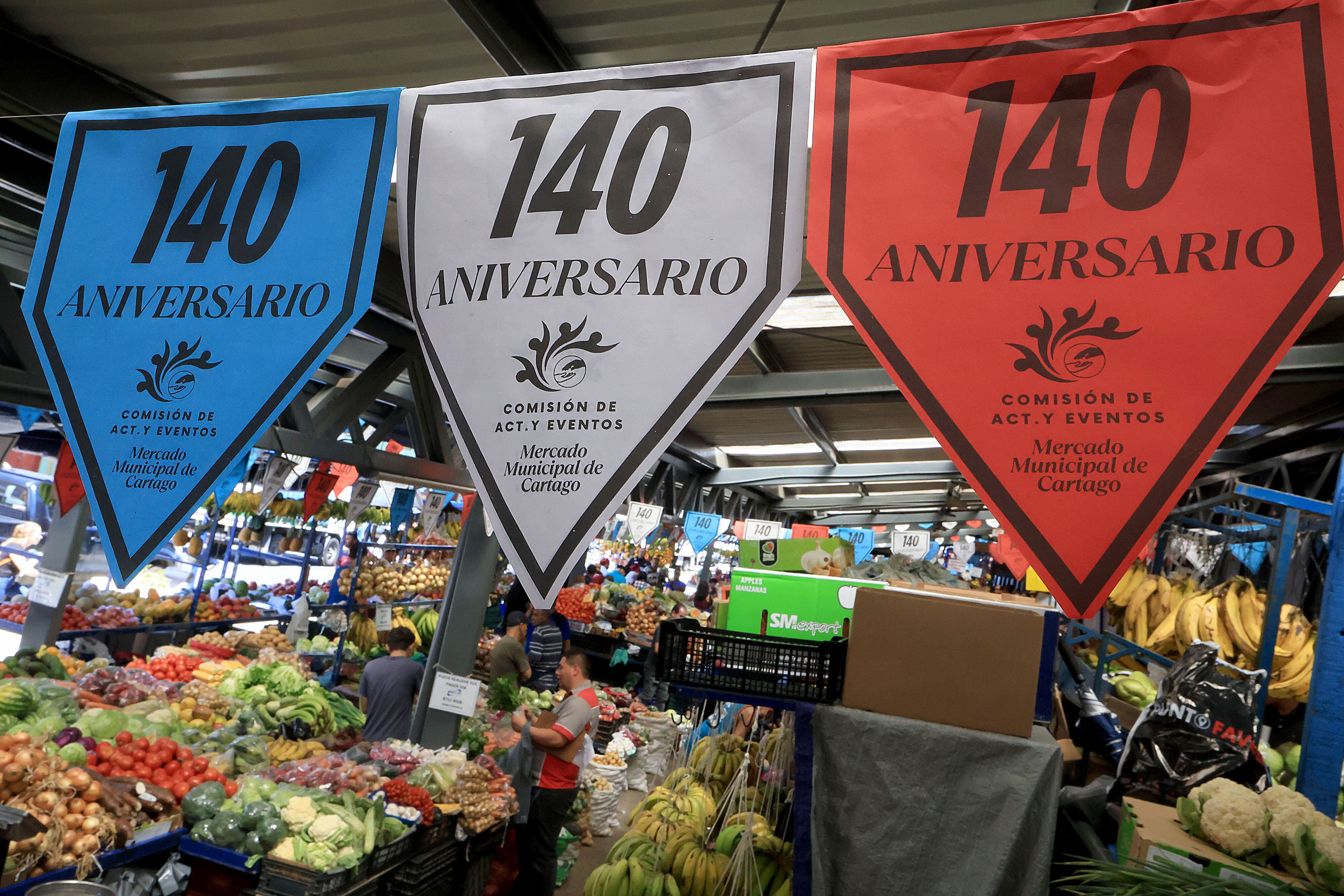 Mercado de Cartago, celebra 140 años