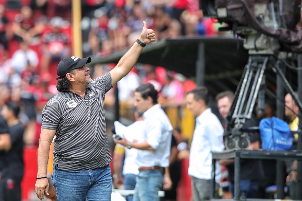 15/10/2023/ Juego entre Liga Deportiva Alajuelense vs Guanacasteca por el torneo de Copa en el estadio Alejandro Morera Soto / foto John Durán