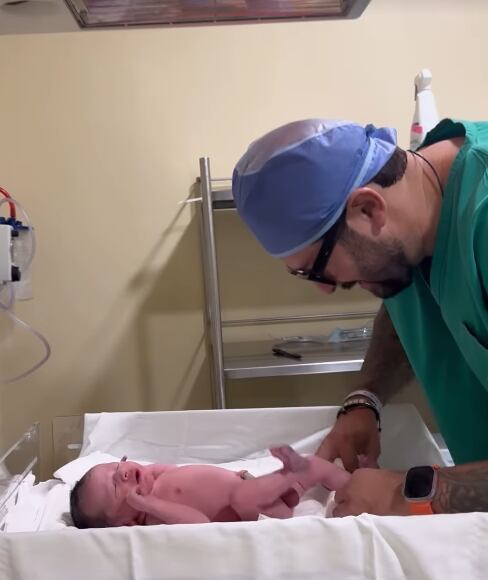 Omar Cascante y su hijo Santiago