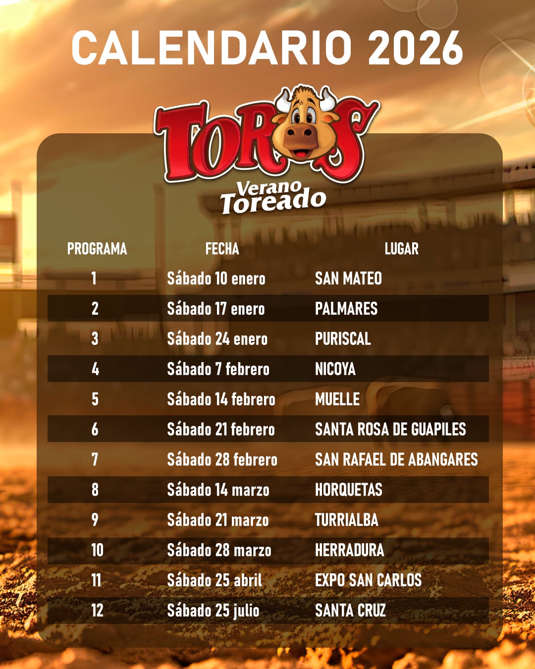 Teletica ajusta su Verano Toreado