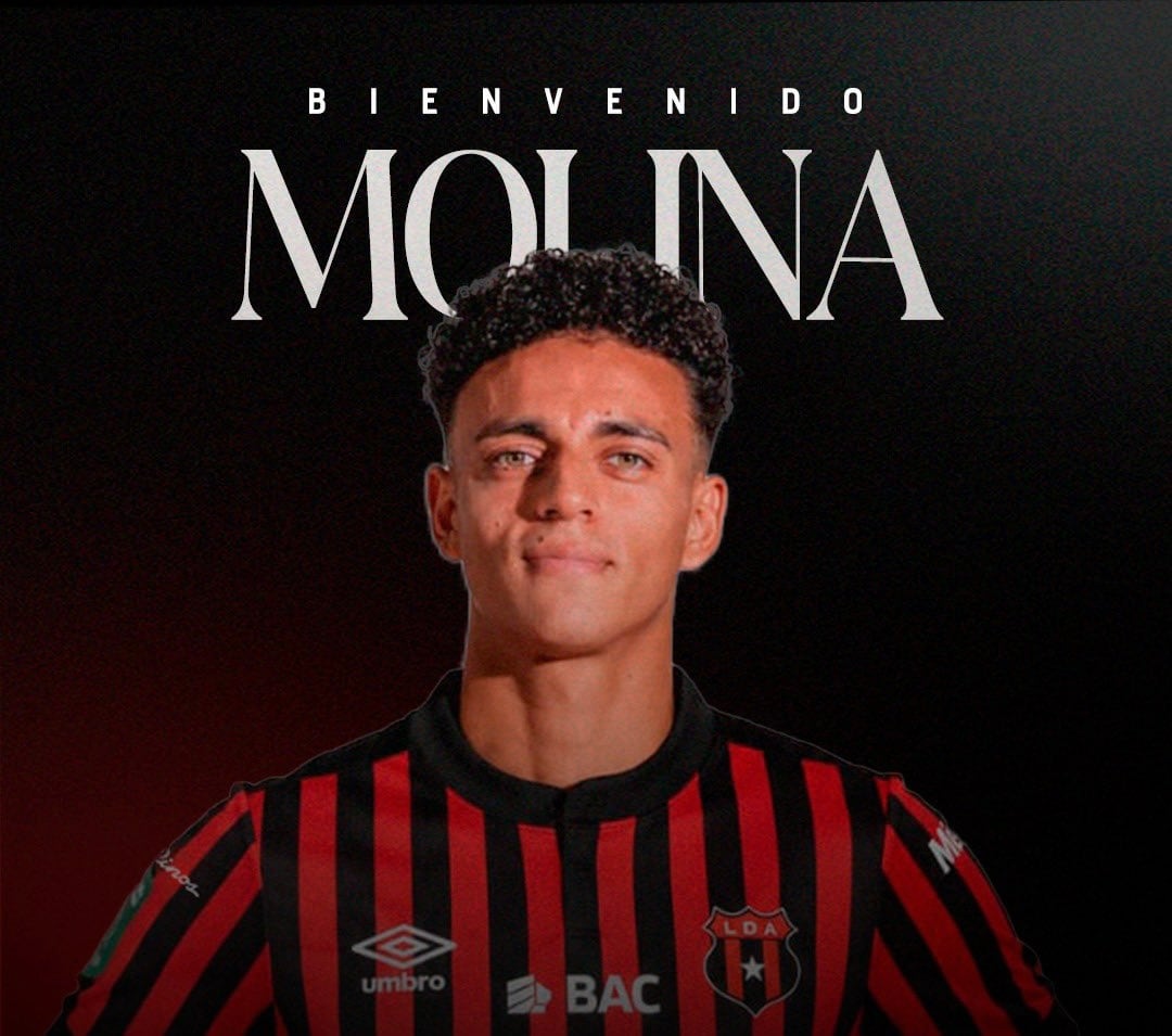 Yeison Molina jugará en Alajuelense.