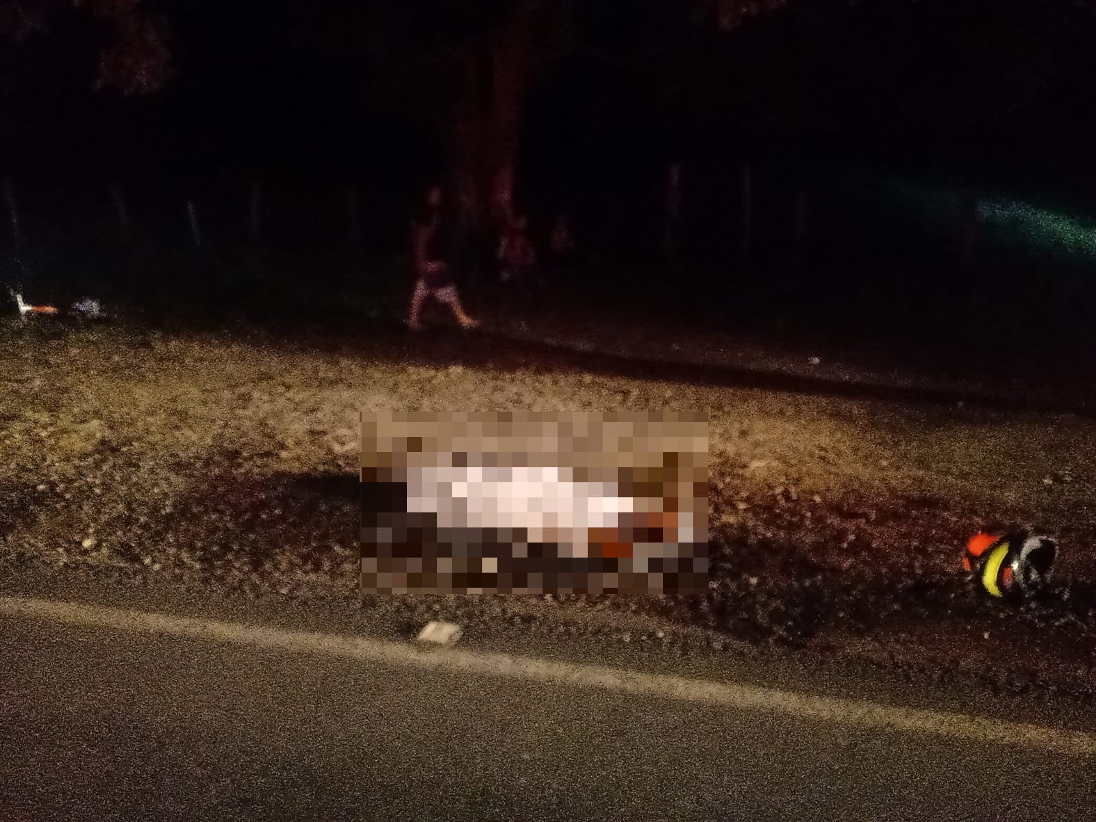 Hombre pierde la vida en choque entre moto y bicicleta en Guanacaste. Foto cortesía.
