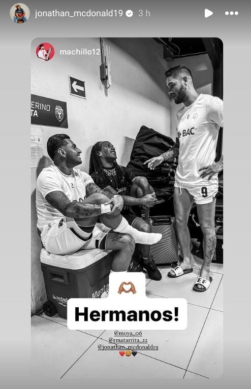 Jonathan McDonald, Jonathan Moya y rónald Matarrita