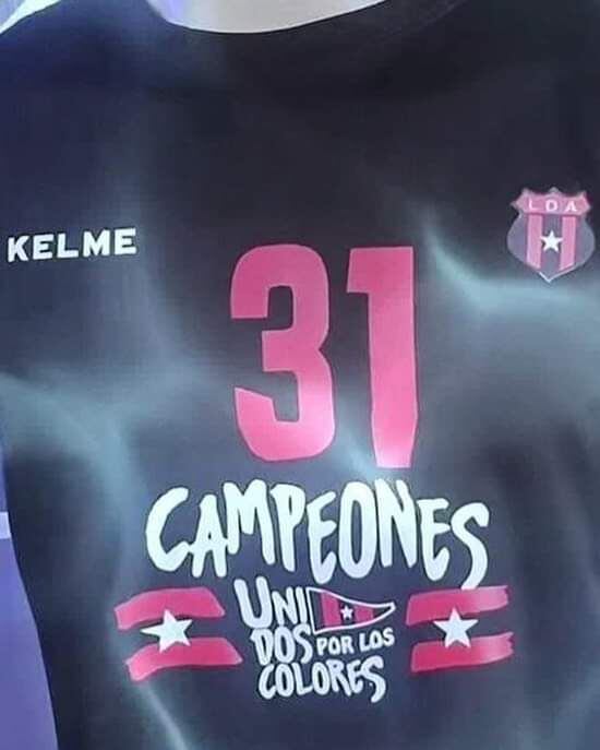 Camiseta de Alajuelense de la 31