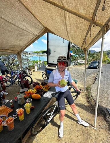 El exciclista español Joaquín "Purito" Rodríguez está enamorado de las bellezas de nuestro país. Instagram.