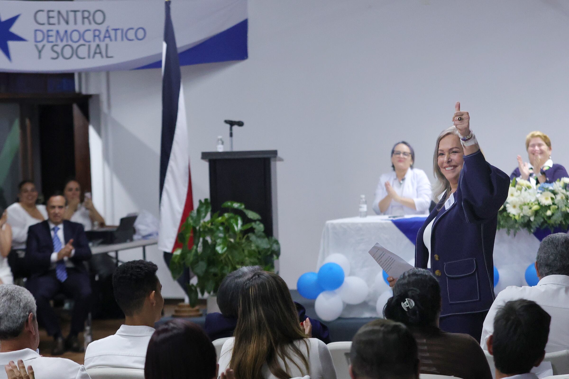 11/09/2025/ Ana Virginia Calzada ex presidenta de la sala IV fue electa candidata presidencial del CDS / Foto John Durán