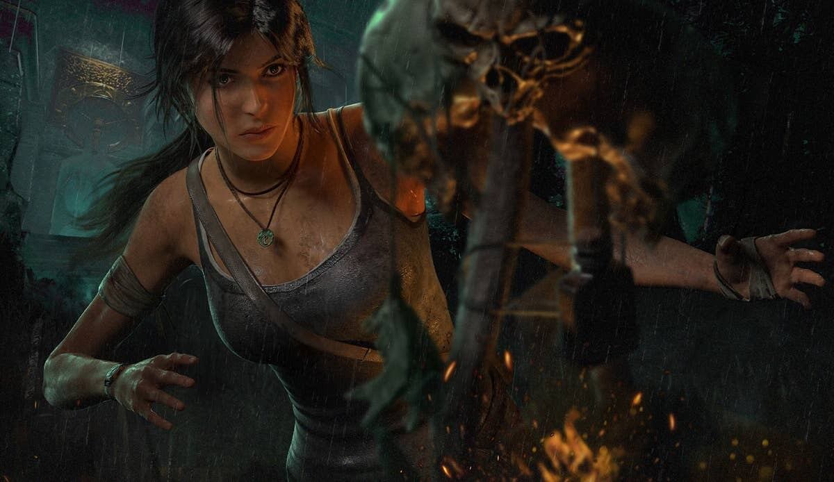 Lara Croft deberá demostrar porqué es una de los personajes más rudas de los videojuegos cuando llegue a Dead by Daylight. Foto: Behaviour Interactive.