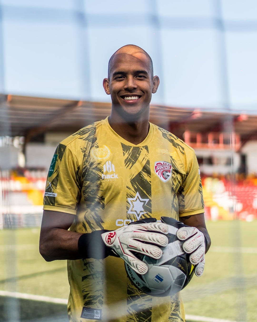 Miguel Ajú es el nuevo portero del Santos de Guápiles. Prensa SG.