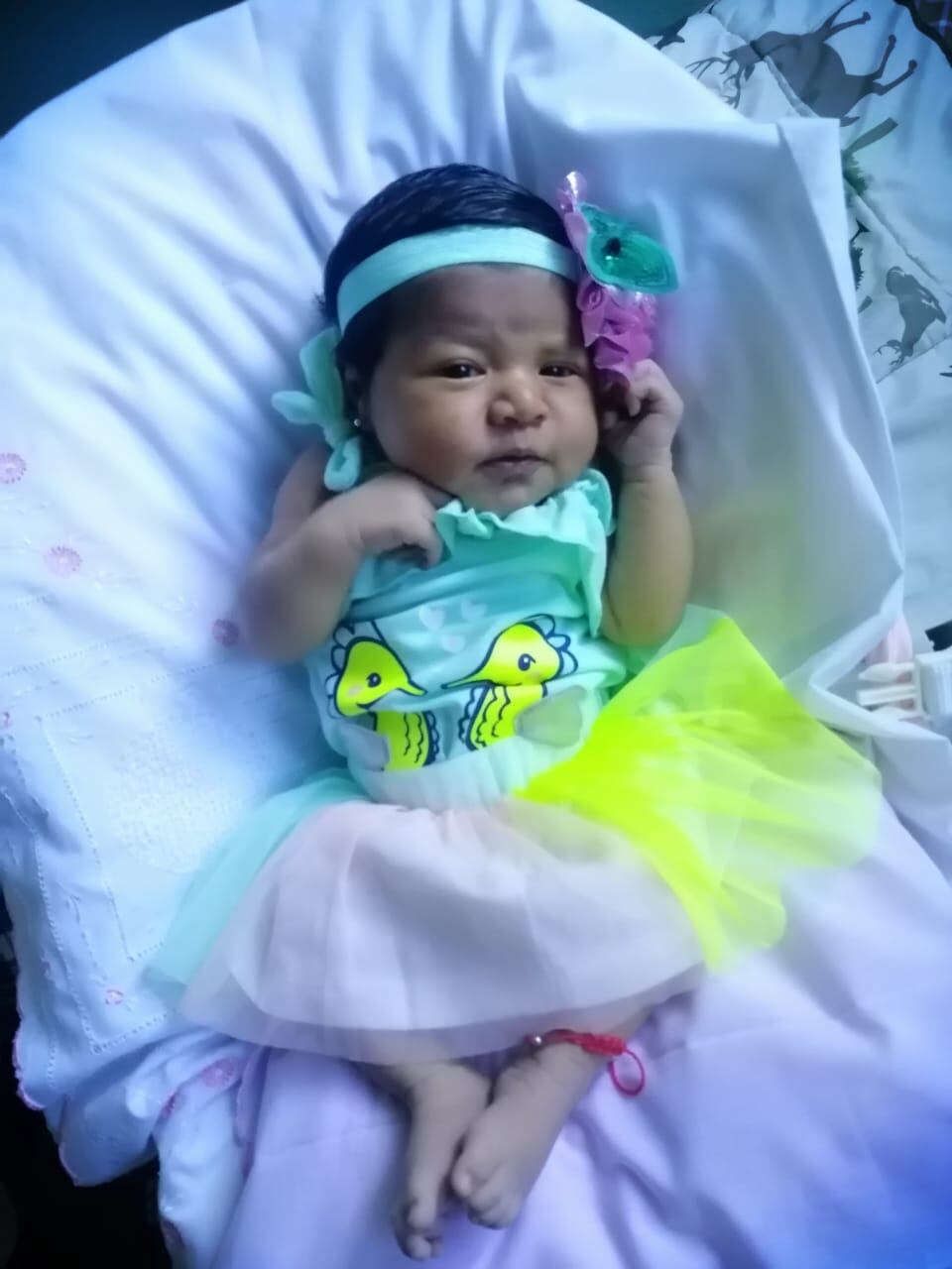 Kathya Sarmiento Cano y Manfred Hidalgo Zúñiga, tuvieron a Stephanie Lucía Hidalgo Sarmiento, a las 2:38 de la tarde del 20 de enero del 2021.