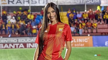 Daniela Simpson se volvió viral con una foto del Herediano, ahora la llaman el amuleto