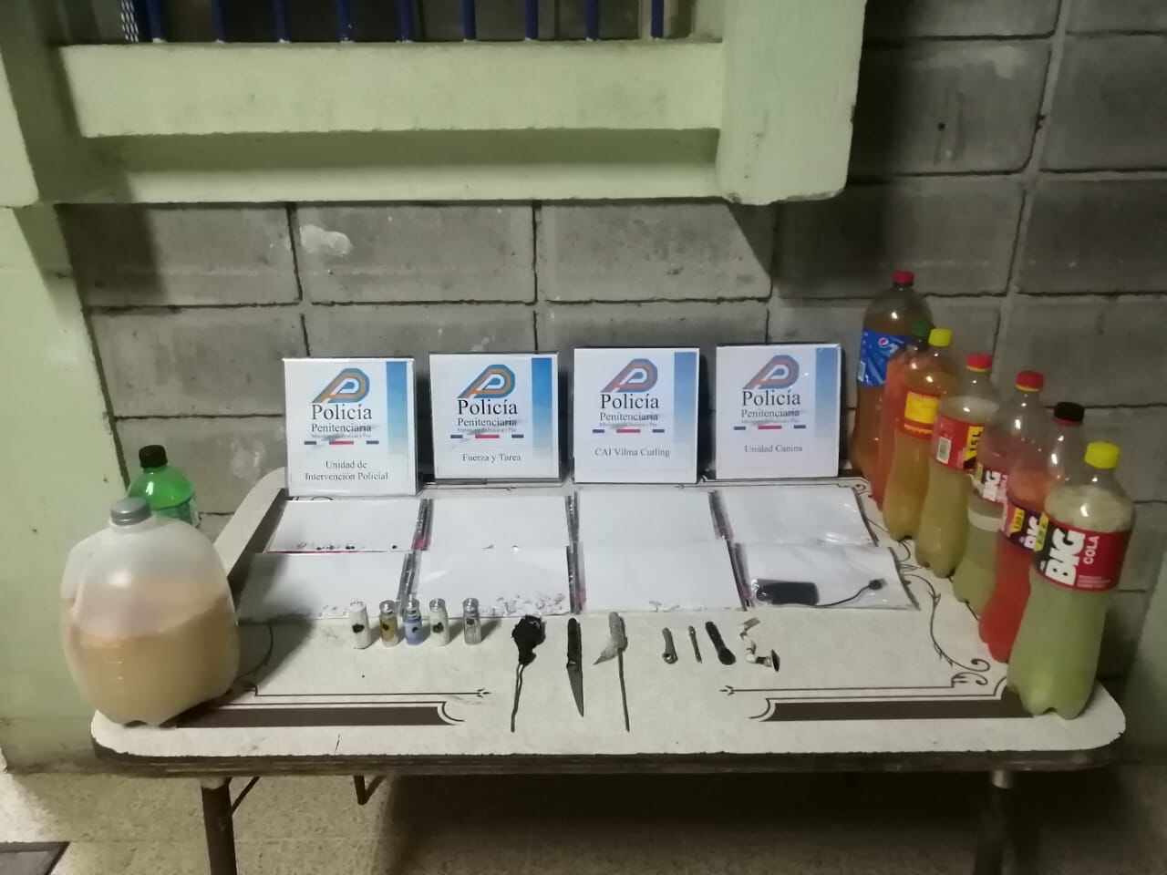 Decomisos en cárcel Buen Pastor. Foto MJ