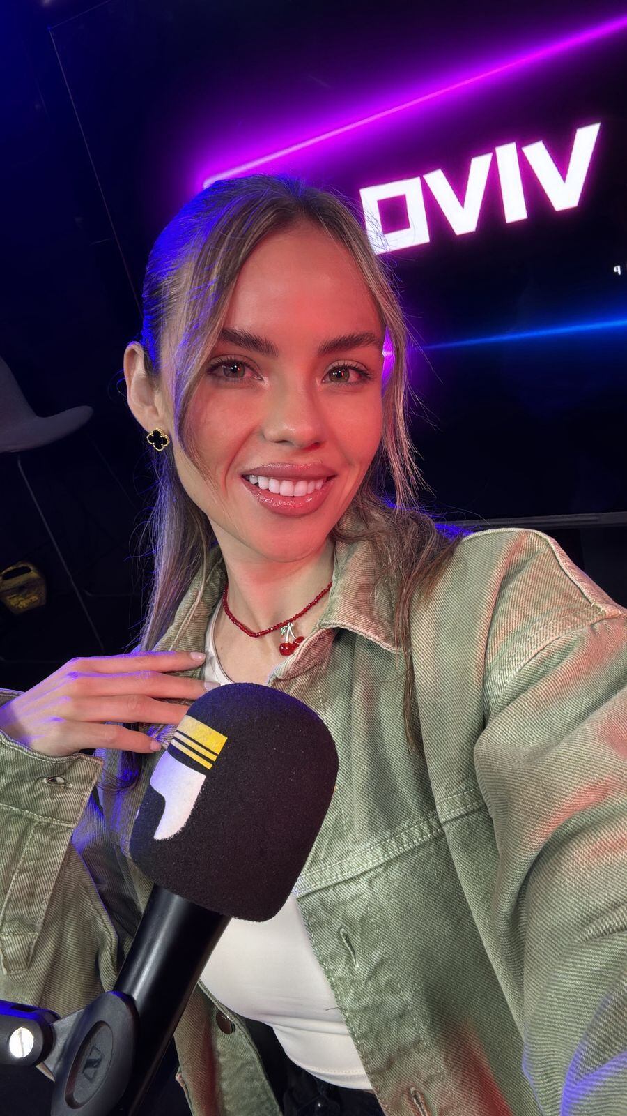 Sophia Umaña con Chepe Bomba