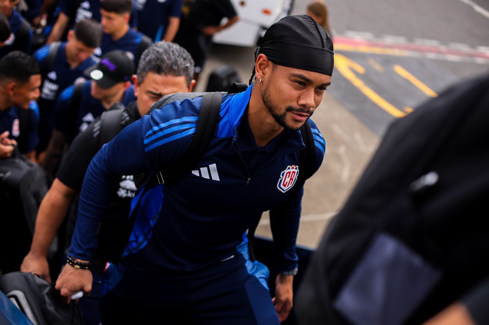 Salida Selección de Costa Rica a Los Ángeles. Foto: Prensa Fedefútbol