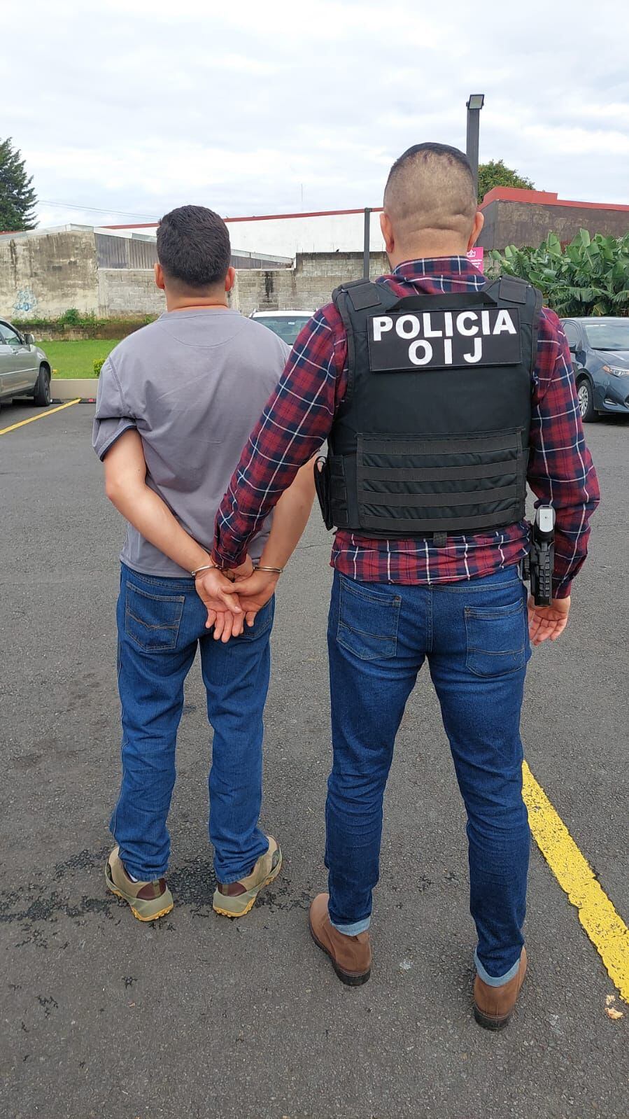 Moto robada en San Miguel de Desamparados y recuperada por el OIJ. Foto: OIJ