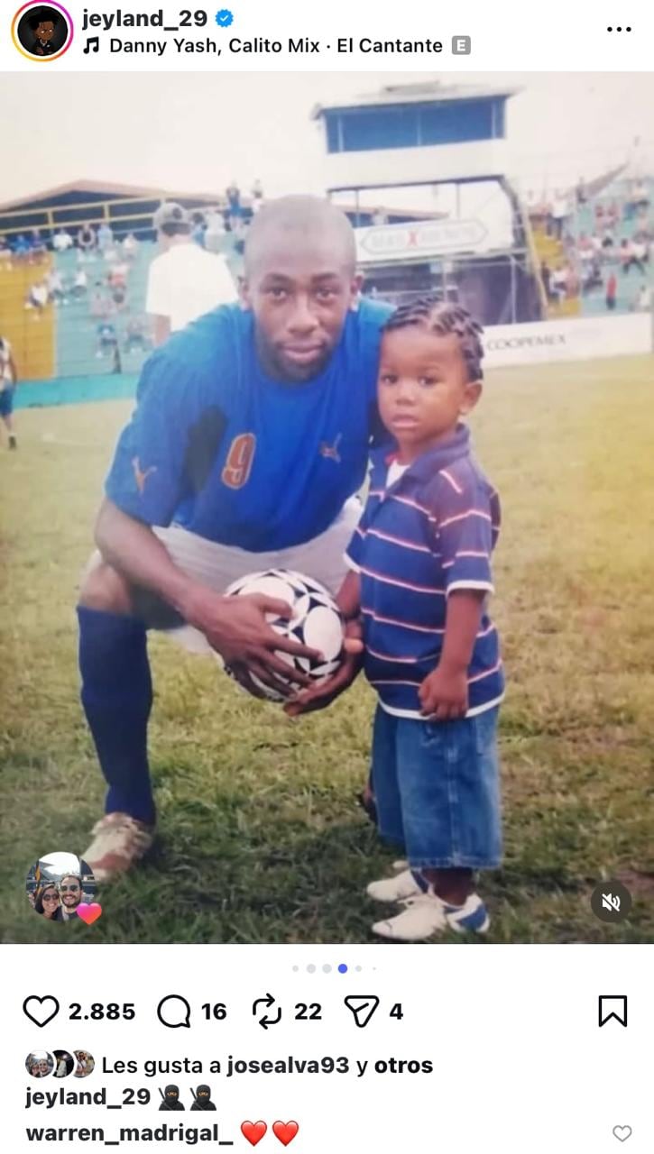 Jeyland Mitchell y su mensaje en redes sociales.