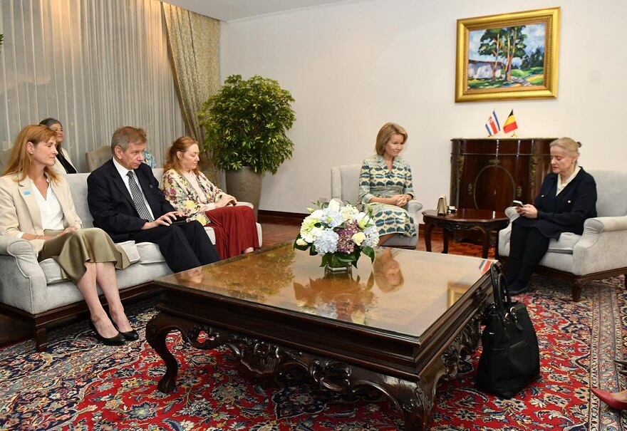 Reina de Bélgica está en Costa Rica