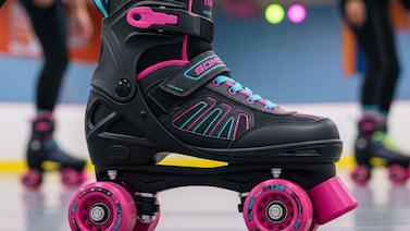 Niña de 12 años patina con una sola pierna y hace grandes sacrificios para cumplir su sueño