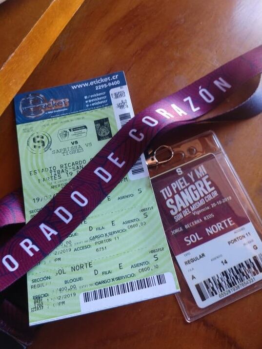 Jorge Ríos, aficionado de Saprissa y Jicaral. Cortesía.