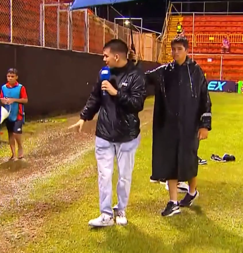 Alonso García se empapó en Puntarenas pero sacó la transmisión para FOX
