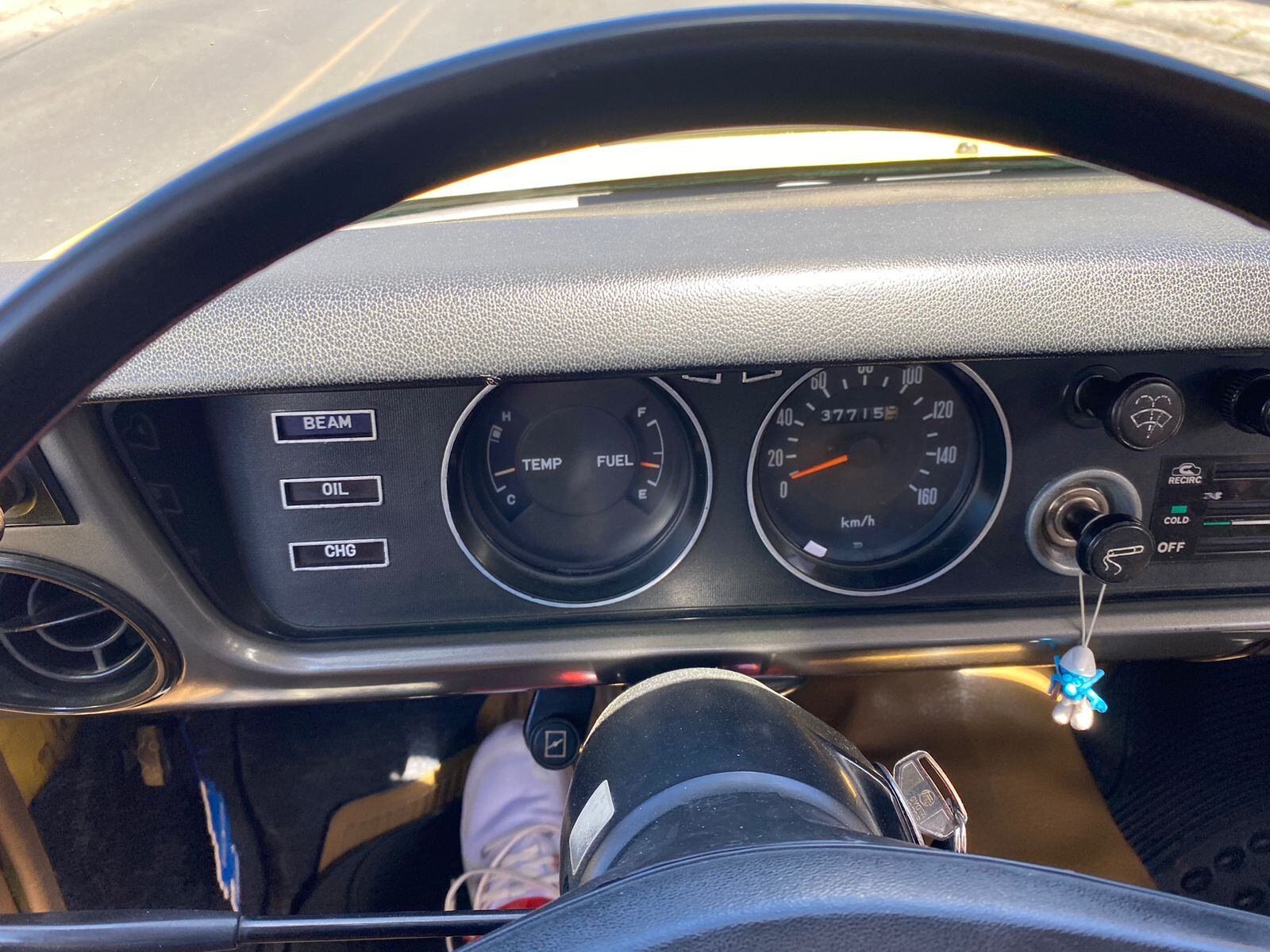 Toyota 1000 del año 87, propiedad de Manuel Alvarado. Cortesía.