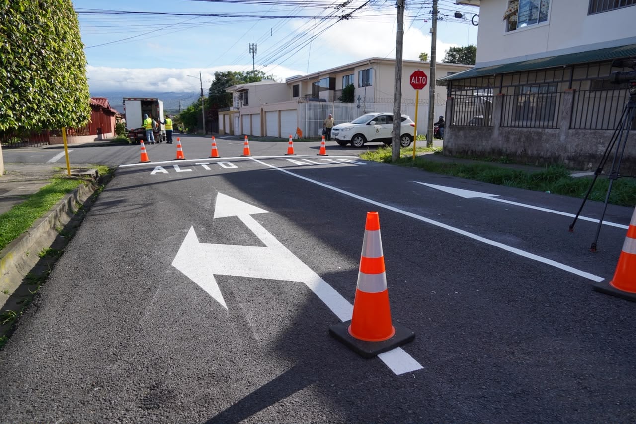 Municipalidad de Tibás inició reordenamiento vial