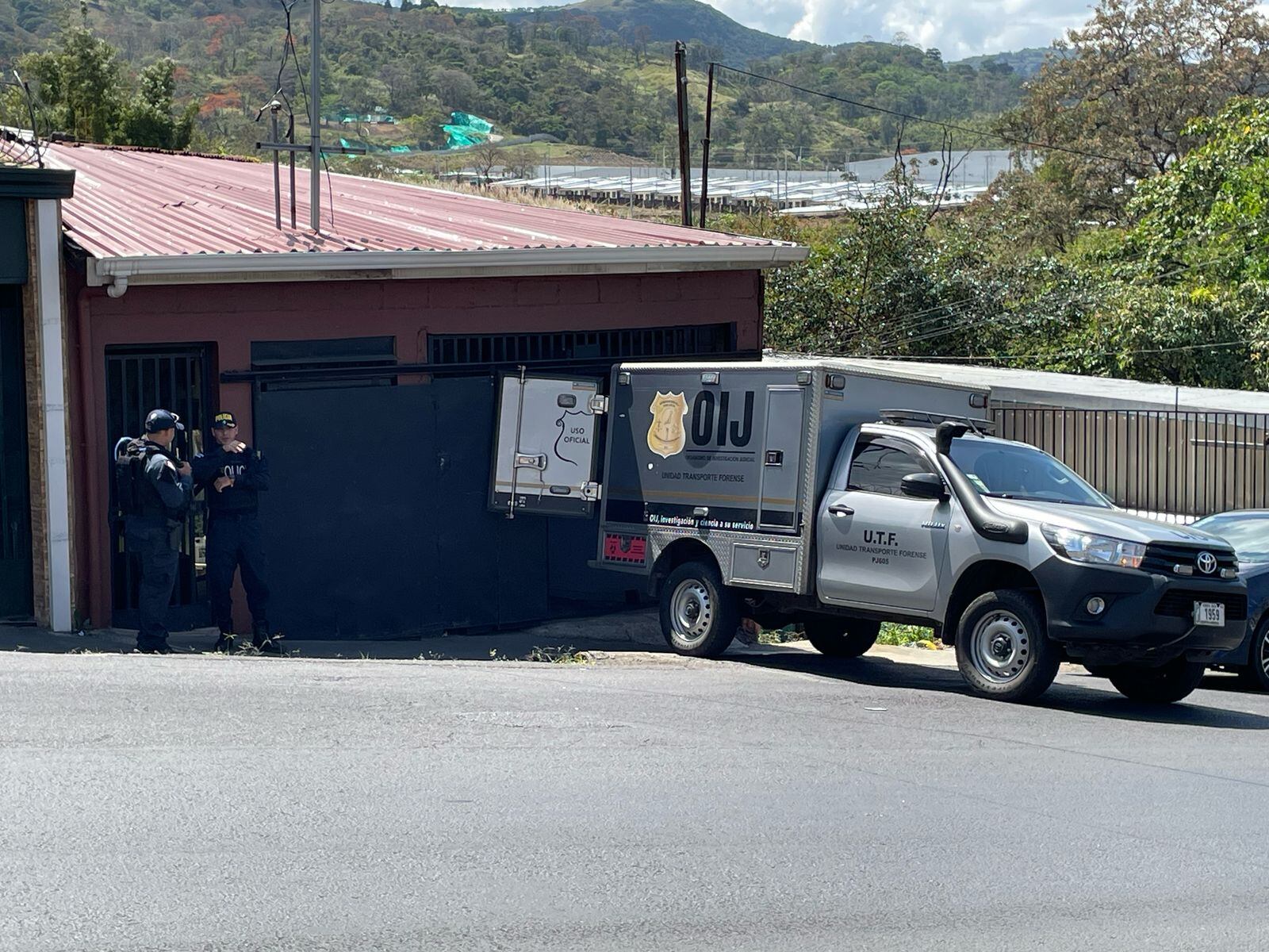 Femicidio en San Felipe de Alajuelita. Foto: Silvia Coto