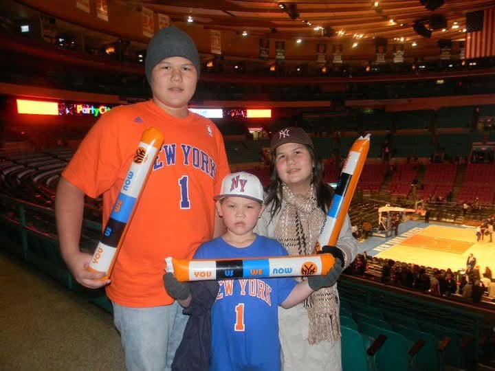 Rubén Alfaro es aficionado a los Knicks desde que tenía 13 años.