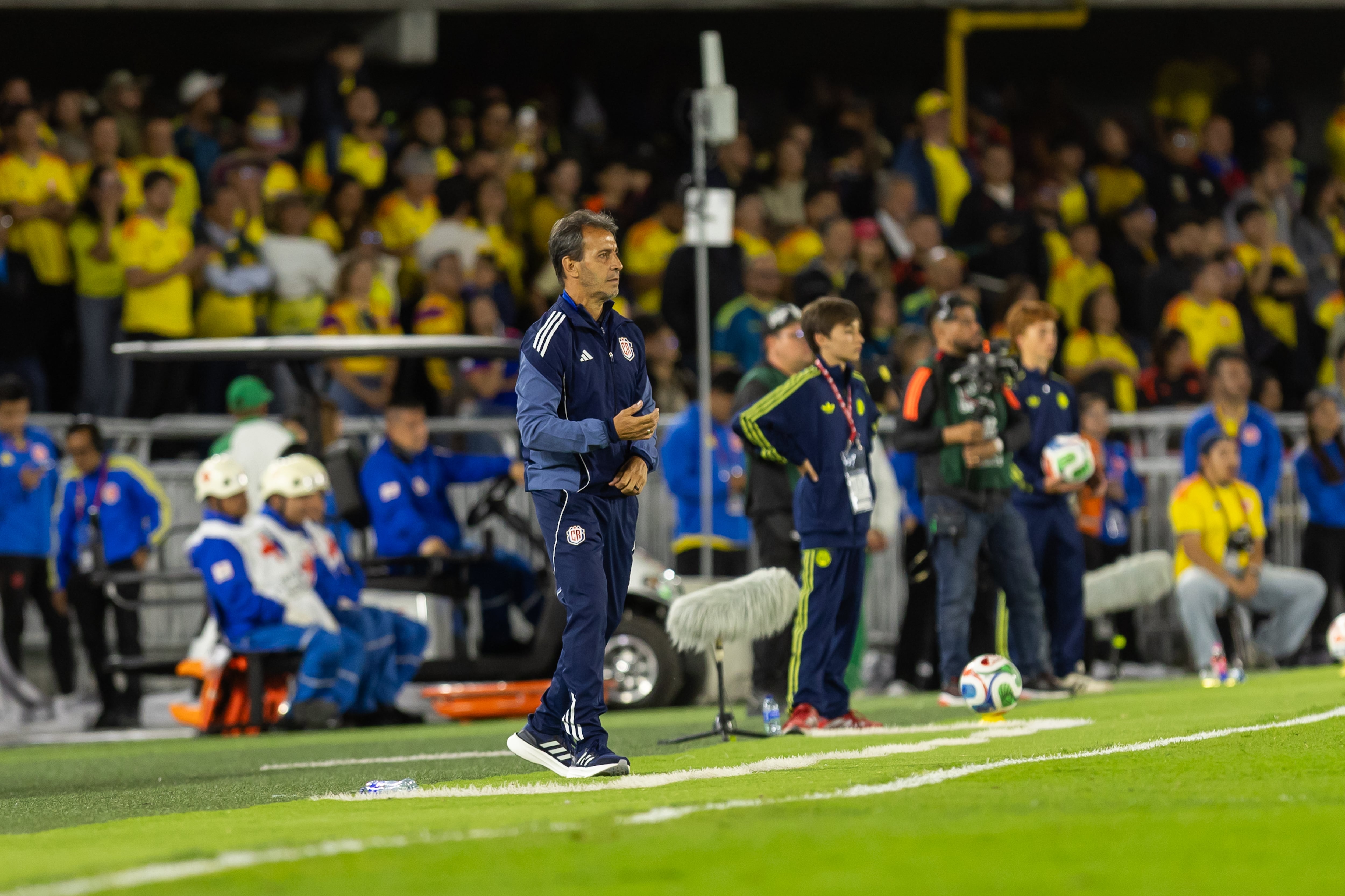 Costa Rica vs Colombia. Foto: Prensa Fedefútbol